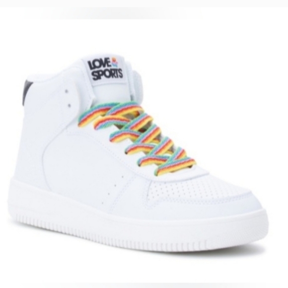 Women's Love & Sport High-Top Sneakers - Picture 5 of 10